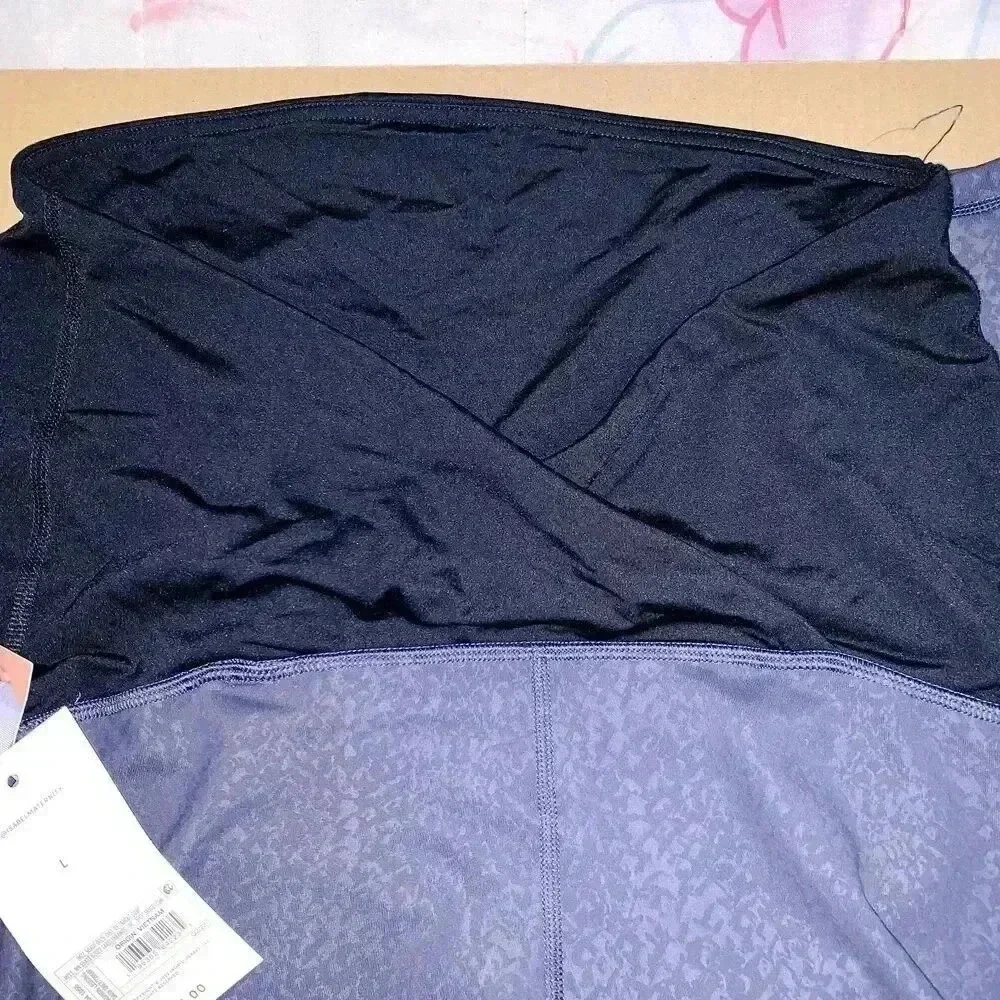 Ingrid & Isabel Women's Leggings maternity Crossover panel Dark Gray size L - Picture 8 of 8